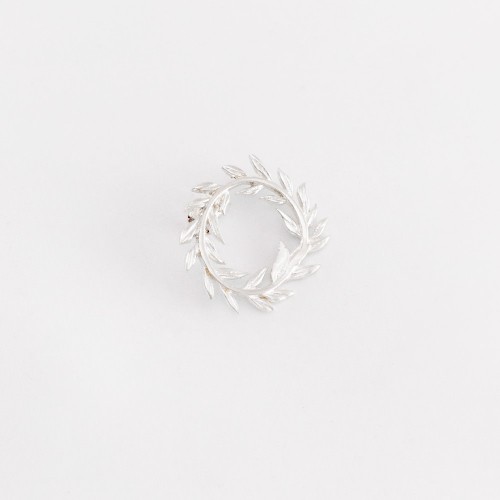 Μενταγιόν Στεφάνι Ελιάς Ασήμι 925 - ME049ME995.5GR