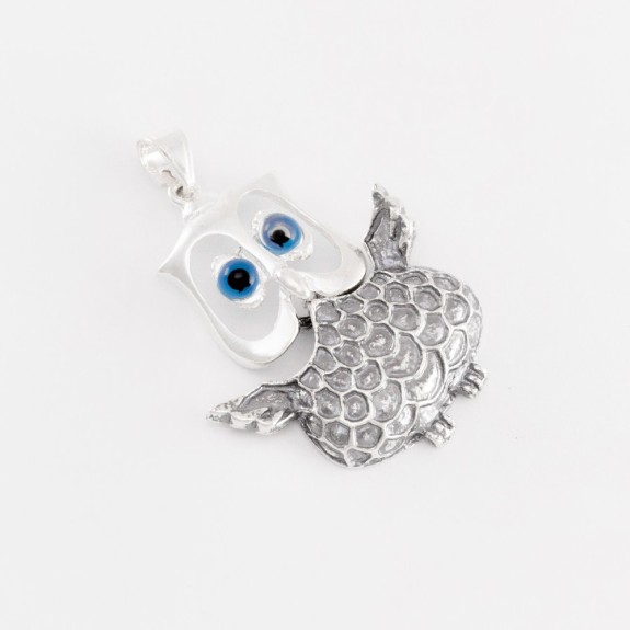 Owl of Athena silver pendant - ME050ME175.11.4.GR 