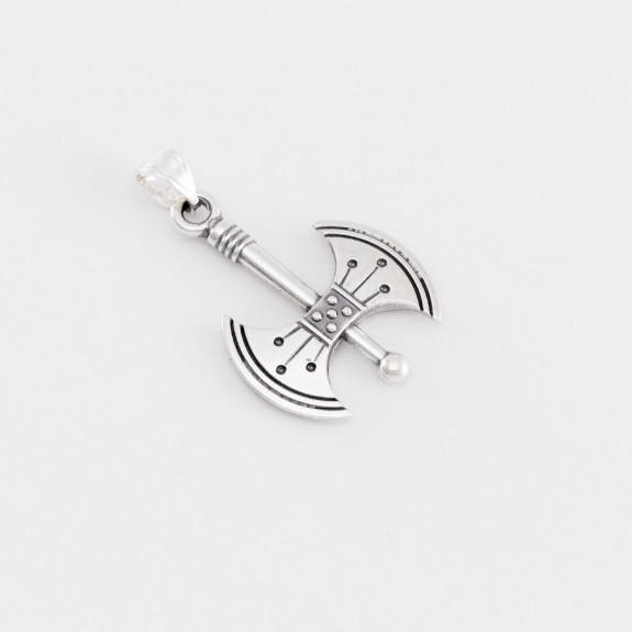 Double-axe labrys silver pendant - ME050ME190.7.1.GR  