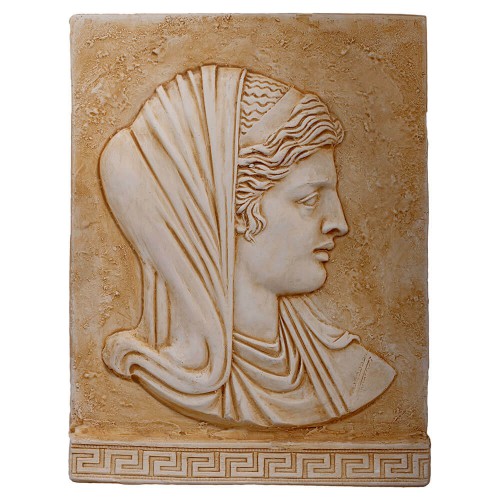 OLYMPIADA - GREEK HAND MADE WALL RELIEF CASTING STONE - PL058N004