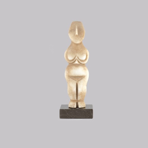 Marble Female Cycladic steatopygous figurine 18,5 x 6,5 x 5,5CM - SM052SM33310ΑΑΑΒ