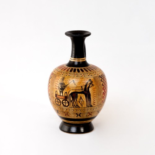 Geometric Olpe with horses - GV058COD124