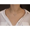 Greek Olive leaves silver necklace - KO050KA065.GR