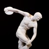 Discobolus of Myron alabaster statue - AL051N803