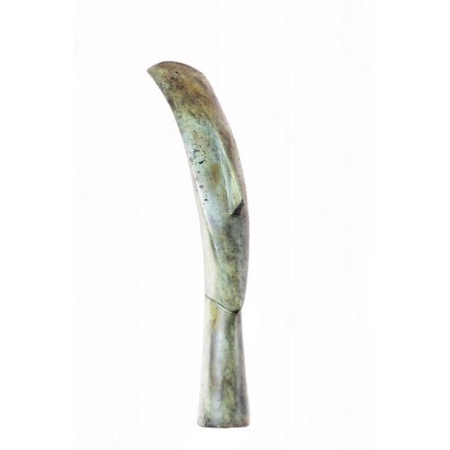 Slim bronze Cycladic head - BR0052CODE00038