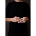 SILVER RING WITH MAIANDROS AND LAPIS LASOULI DA025PH30