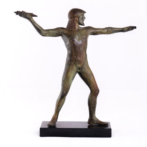 Greek Handmade bronze statue  of Zeus or Poseidon BR052COD466