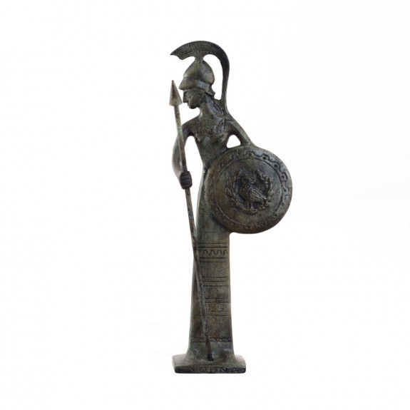 Bronze Statue of Athena with shield and spear -  BR0052COD0000