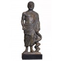  ASCLEPIUS ON MARBLE BASE BRONZE STATUE BR048CODPH2649