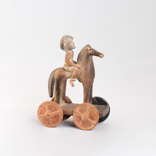 Mycenaean Wheel Horse Toy - MYC053COD10