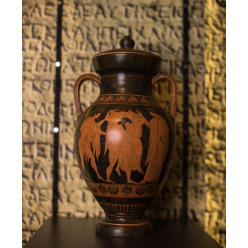 handmade ceramic red figure amphora CLV05800PH59.2
