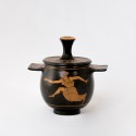 BLACK FIGURE CERAMIC PYXIS CLV058CODPH66