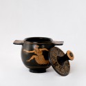 BLACK FIGURE CERAMIC PYXIS CLV058CODPH66