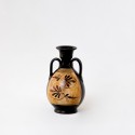 HERCULES WITH THE LION BLACK FIGURE AMPHORA CLV058C0DPH90