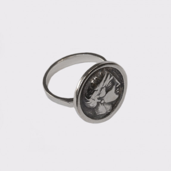 Goddess Athena silver ring  - DA050DA202.4.9.GR 