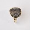 Phaistos disk silver ring - DA049COD000.4.4.GR