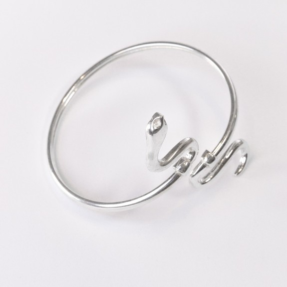 Phaistos disk Sterling Silver 925 oxidized handmade chunky bracelet - ΒΡ050ΒΡ103/21.6 GR