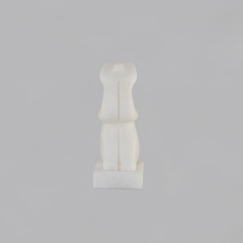 Marble Seated thinker Cycladic figurine 13 x 5,5 x 8 cm - SM070SM00
