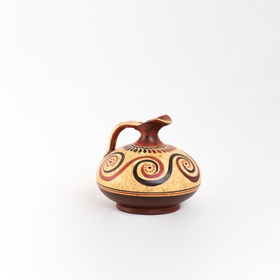 Minoan ceramic Oinochoi Decorated with spirals and geometric decoration - SZ PH71 MYC065COD9CM
